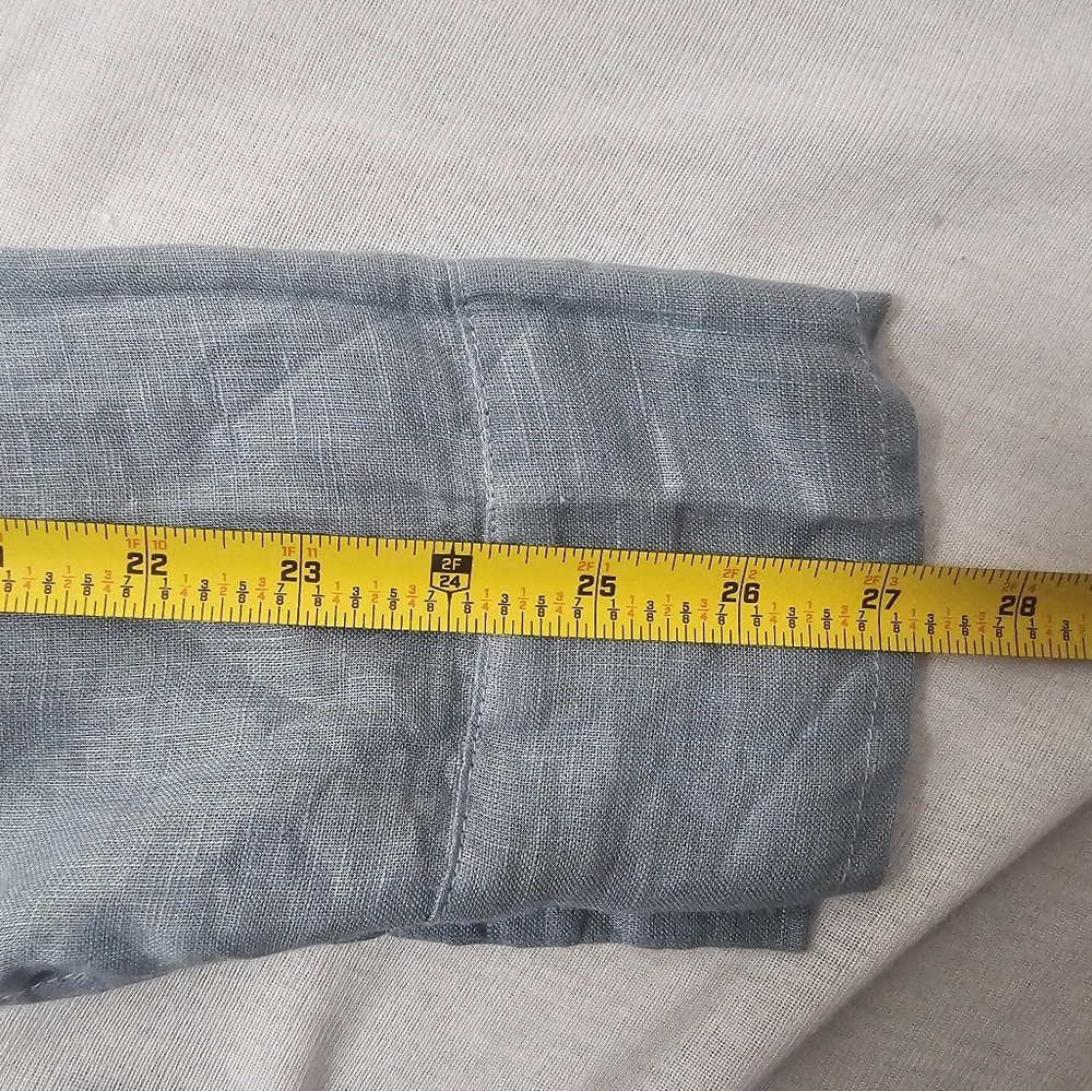 CP Shades 100% Linen, Lined Pin-tuck Shirt/Dress Size M - Picture 8 of 9